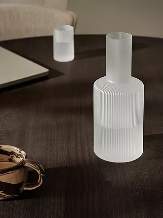 FERM LIVING | Karaffe RIPPLE 1l Frosted | 